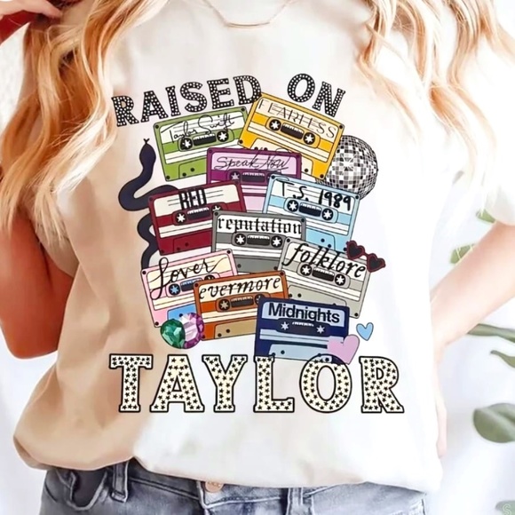 Tops - Taylor Swift ALBUM short-sleeve t-shirt